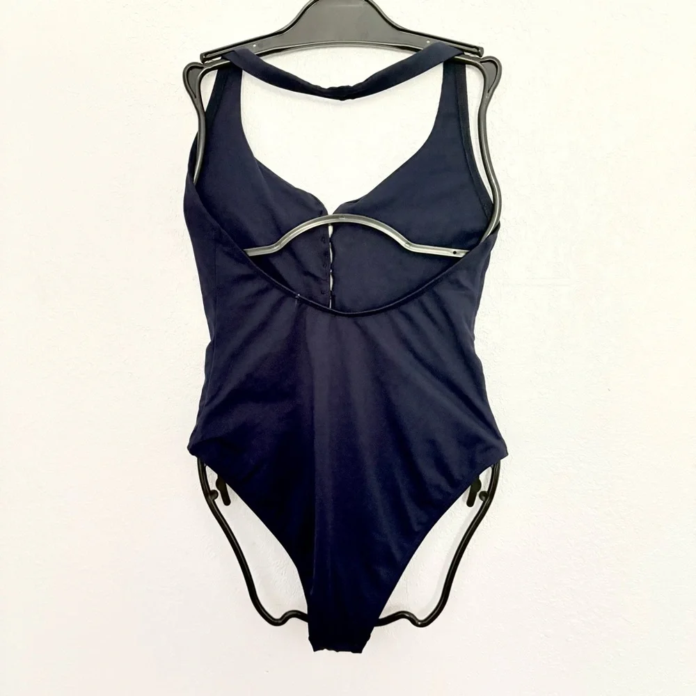 NWOT L*Space midnight blue Stella One-Piece Swimsuit S